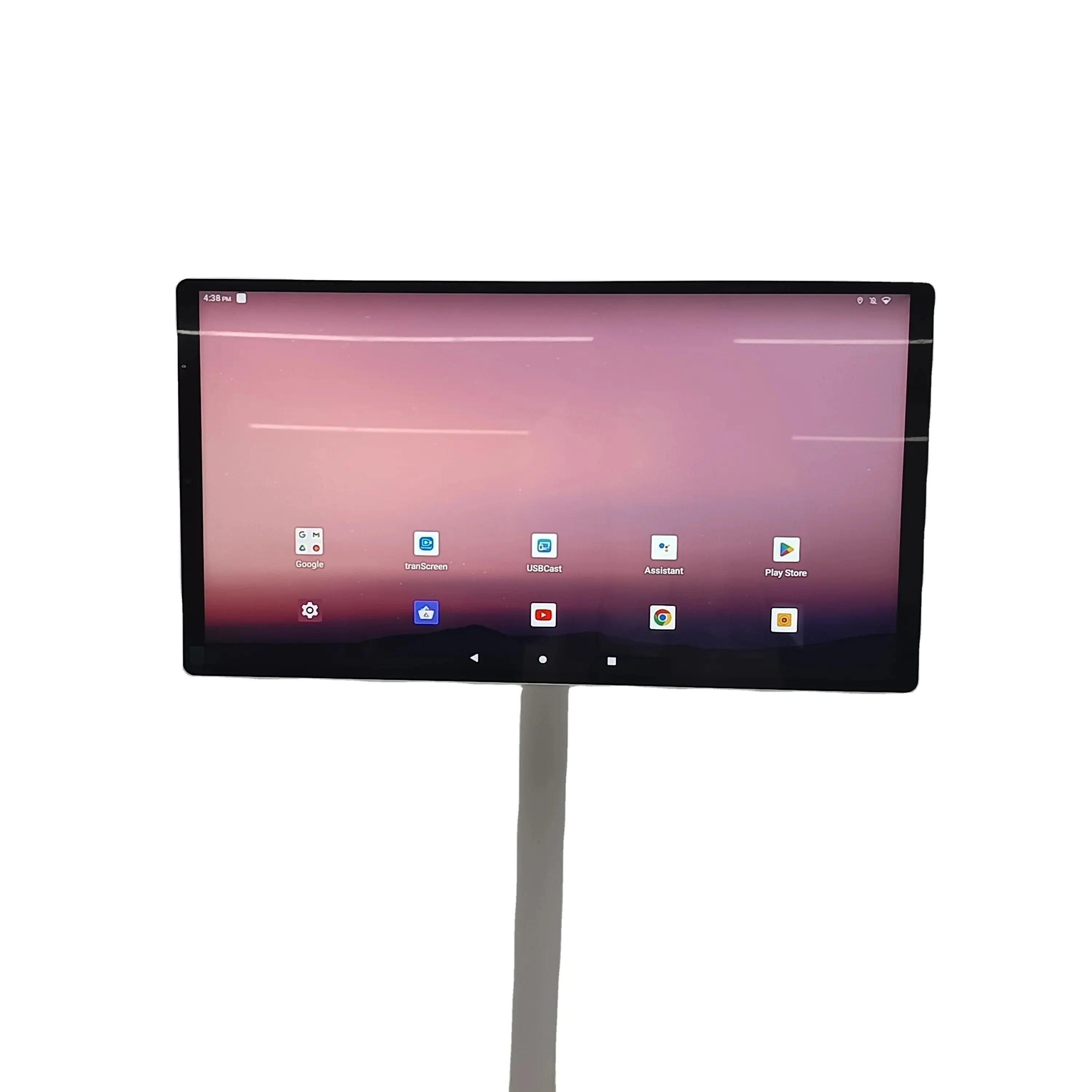 Shenzhen MDS layar 21.5 inci portabel berdiri Lantai berdiri dengan Saya Tv pintar kebugaran Game Video Player layar pintar