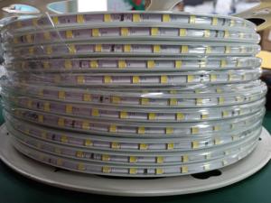 220V AC smd5050 220 ışık kaynağı 100 V yüksek gerilim sabit akım RGB tek renk 50M M LED şerit ışık su geçirmez - Product Image 6