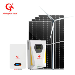 Turbine eoliche domestiche sistema di generazione di energia solare complementare 10kw-50kw MPPT <span class=keywords><strong>PWM</strong></span> Controller agli ioni di litio di montaggio sul tetto della batteria