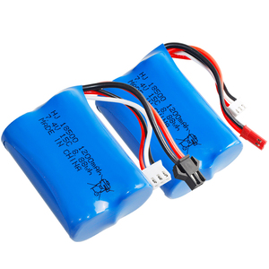 충전식 7.4V 18500 1200mAh 15C 원통형 리튬 이온 배터리 <span class=keywords><strong>RC</strong></span> 헬리콥터 트럭 장난감 원격 배터리 자동차 - Product Image 3