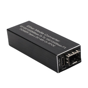 Micro Mini Tamaño 10 100 1000BASE-T a 100 1000BASE-X SFP Convertidor de medios de fibra 5V Entrada USB tipo C o alimentado por PoE - Product Image 5