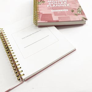 New Design Spiral <strong>Notebook</strong> 12 Month <strong>Index</strong> Tab Undated Weekly Monthly Planner Diary for 2023 - Product Image 3