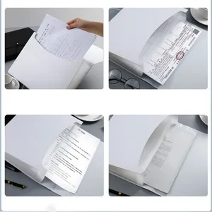 A4 <strong>File</strong> Paper Folder Large Capacity Waterproof <strong>File</strong> Organizer Certificates Music Score Test Paper Desktop Storage Document - Product Image 4