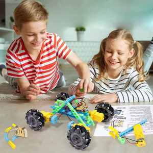 STEM玩具DIYアセンブリリモコン車RC四輪駆動リモートコントロール車両ビルディングブロックレーシングモデル子供用 - Product Image 6