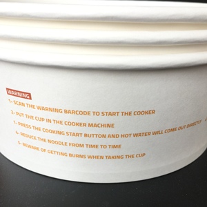 ODM tùy chỉnh phân hủy sinh học heatable tráng giấy nấu ăn cảm ứng bát trên Bếp cảm ứng - Product Image 3