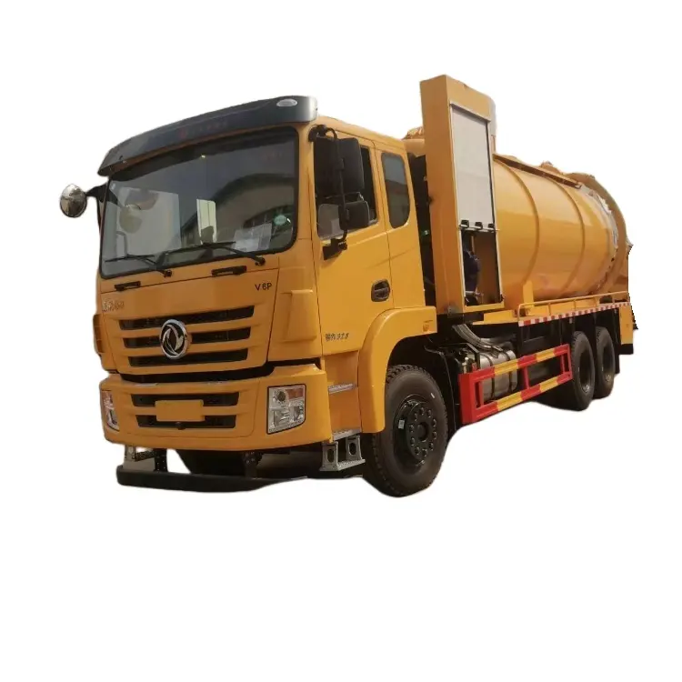 Dongfeng 6x4 drug sewage truck 21cbm sewage sludge suction and transport truck