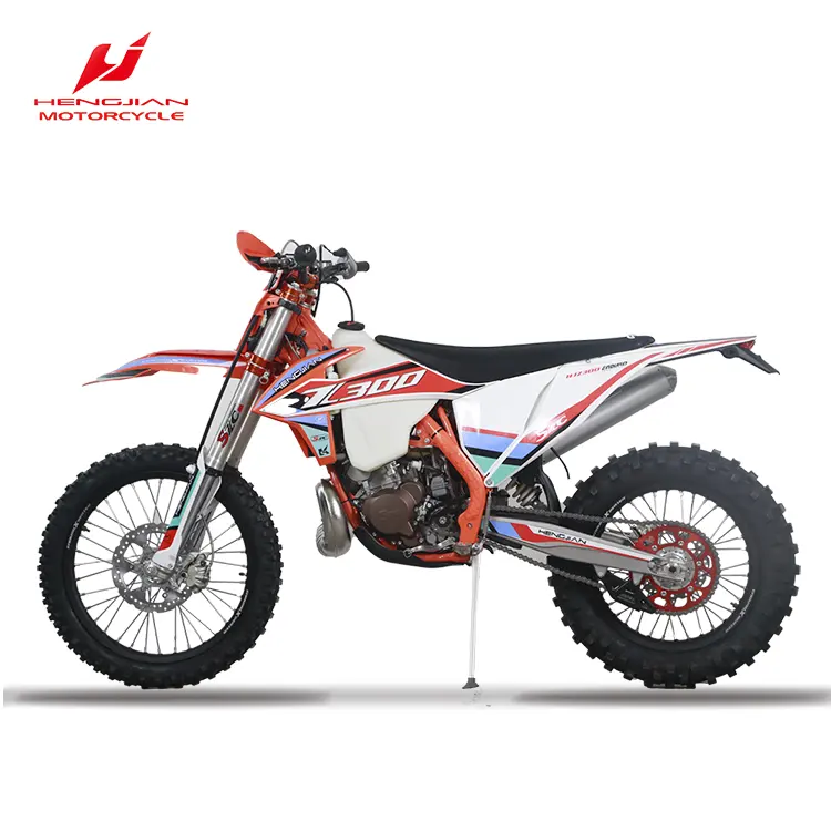 Hengjianホット販売Z300卸売2ストローク水冷エンデューロダートバイク300CCオートバイミニバイク