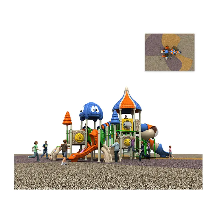 Grande glissière en bois adaptée aux besoins du client de terrain de jeu de sécurité de Maidele pour des enfants d'enfants extérieurs