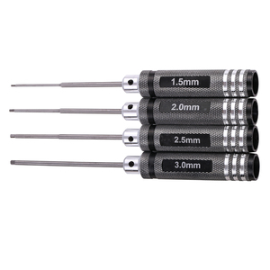 Mayatech 1.5/ 2.0/ 2.5/ 3.0mm <strong>White</strong> Steel Hex Screwdriver Tool Kit for <strong>RC</strong> Helicopter Airplane Car Drone Aircraft Model Rep