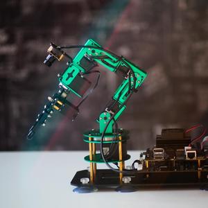 Yahboom 6DOF Pytron de programación de la Cámara y el Robot 2in 1 AI brazo robótico DOFBOT para Nvidia Jetson Nano B01 y frambuesa pi