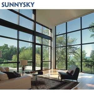 Sunnysky Minimalist Design <strong>Living</strong> Room Sound Proof Panoramic Glass <strong>Window</strong> Floor to Ceiling Fixed Picture <strong>Window</strong> - Product Image 3