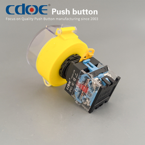 Momentary <strong>Push</strong> Switch 22mm Black <strong>Custom</strong> Arrow Head Stop <strong>Button</strong> for <strong>Start</strong> Stop Machine - Product Image 3