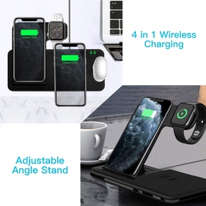 แท่นชาร์จแบบเร็วไร้สาย Q20 4 In 1,แท่นชาร์จสำหรับ Apple Watch ที่ชาร์จไร้สาย Airpods สำหรับ iPhone 13ที่ชาร์จแบบไร้สาย - Product Image 4