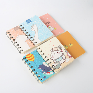 TTX logotipo personalizado impreso A6 A7 cubierta suave dibujos animados Kawaii pequeño Bloc de notas lindo bolsillo portátil Mini cuaderno espiral para estudiante - Product Image 5
