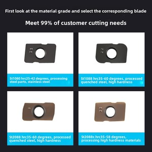 Custom OEM Support-High Precision Right Angle CNC Milling <strong>Cutter</strong> with R0.8 Fine Grinding Knife Capsules 060308 YPHW 100308 - Product Image 5