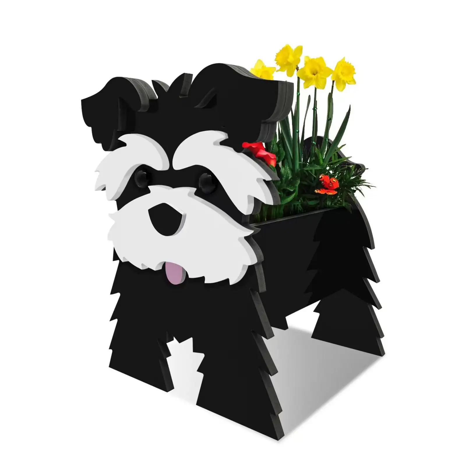 Vasi da fiori Bonsai unici amanti degli animali casa Mini vasi da fiori Bulk Desktop divertente vaso per fioriera per cani