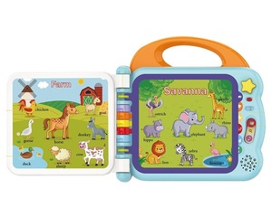 Parole 100 per l'apprendimento dell'inglese macchine per l'apprendimento della prima educazione giocattolo punto di lettura del punto del bambino audiolibro per bambini - Product Image 1