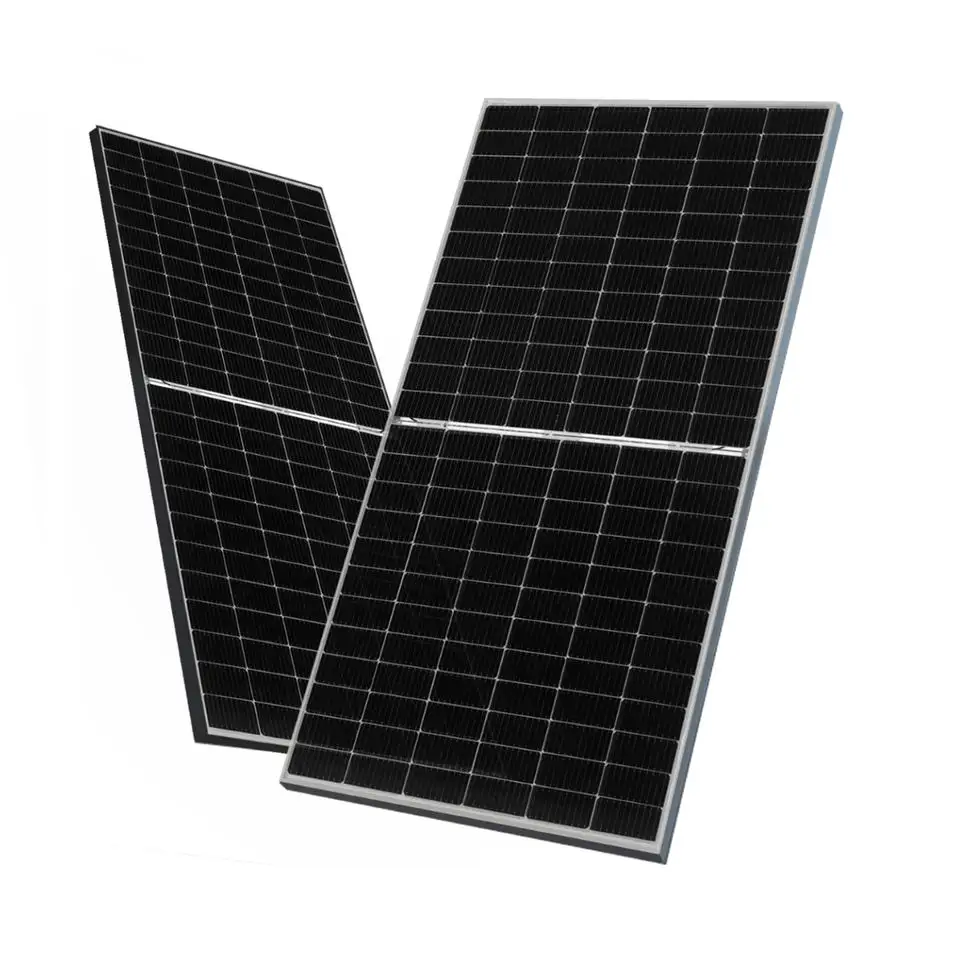 Panel daya matahari 400w 450w 500w 600w, Panel surya Pv polikristalin untuk listrik rumah