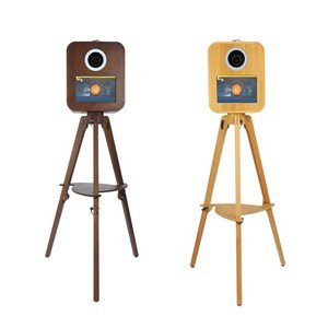Retro gỗ thật photobooth 13.3 màn hình cảm ứng cổ điển bằng gỗ gian hàng ảnh giá với máy in - Product Image 6