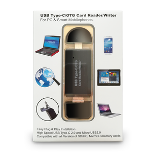 Cep telefonları ve bilgisayarlar harici kurulum için C kart okuyucu USB 2.0 hepsi bir arada OTG kart okuyucu yazın - Product Image 6