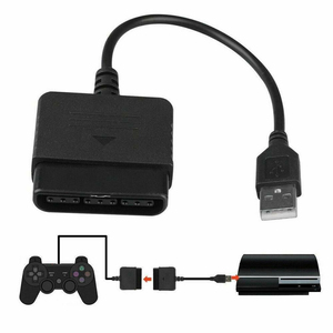 USB PS2 to <strong>PS3</strong> Game <strong>Controller</strong> Adaptor Games <strong>Controller</strong> Converter Cable Compatible for Sony PlayStation <strong>2</strong> 3 - Product Image 1