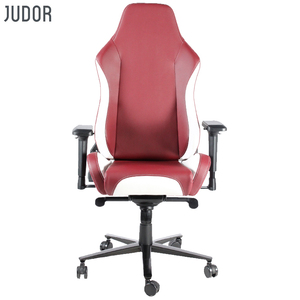 Judor New2024ハイバックゲーミングチェア<span class=keywords><strong>4D</strong></span>アームレストとアルミニウムベースの快適なレーシングチェア