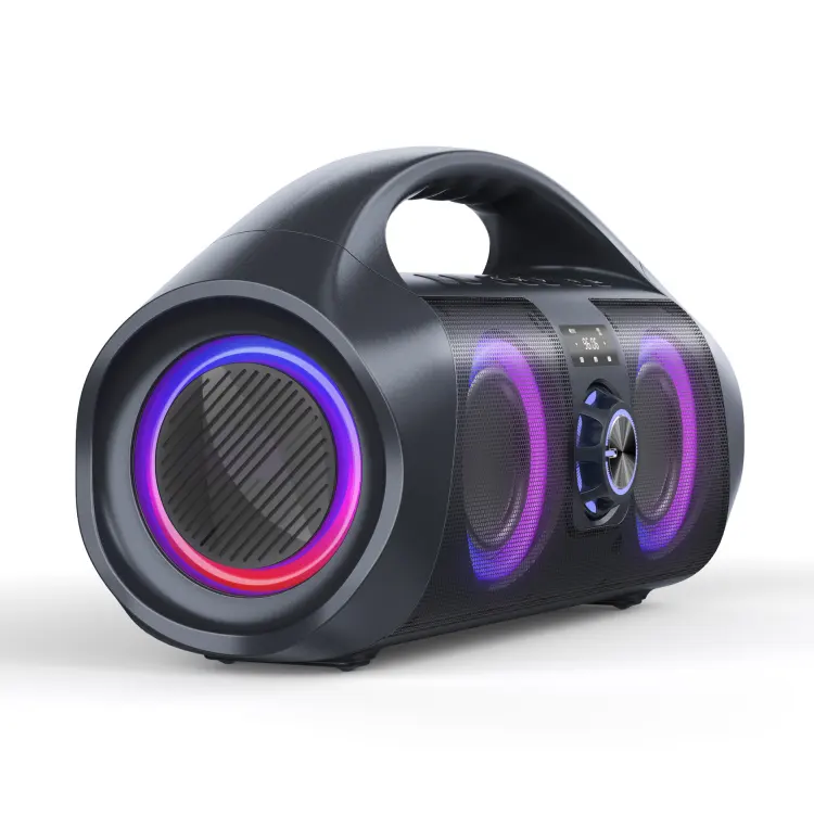 Loa Bluetooth Không Dây Chống Nước Ngoài Trời Super F9 Bass Loa Siêu Trầm Di Động Với Đèn Nhiều Màu Sắc Và Màn Hình LED Kỹ Thuật Số