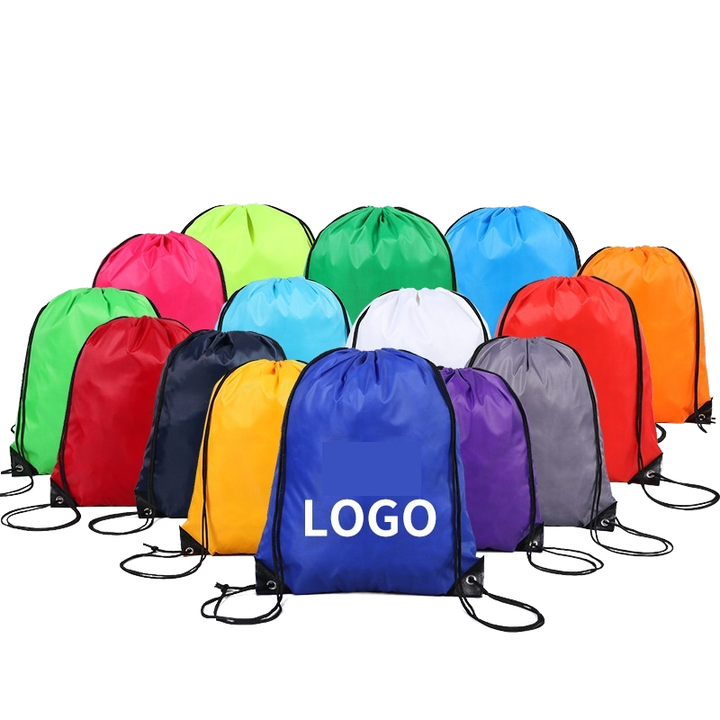 Customizable Polyester Drawstring Backpacks with Logo Printing | OEM/ODM Bulk Orders for Promotional Gifts