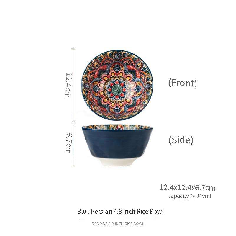 7.6 inch double ear soup bowl