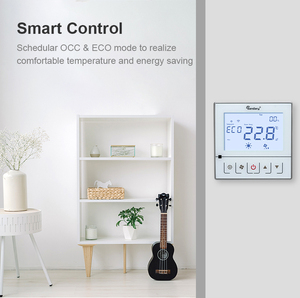 Termorregulador de banda con pantalla táctil, termostato de calefacción para suelo caliente, sistema de calefacción eléctrica, controlador de temperatura - Product Image 4