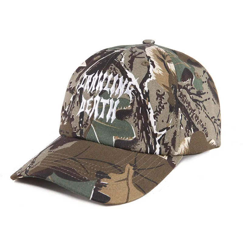 Fashion Men Forest Camouflage Hunting Cap Custom Embroidered Outdoor Tree Camo Baseball Cap