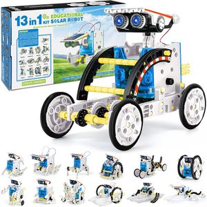 12 in 1教育用ソーラーロボット玩具STEM 13 in 1 DIY教育科学実験キットソーラーロボット電子玩具 - Product Image 6