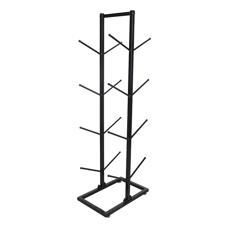 JH-Mech Safely Store Durable Garage Volleyball Organizer Iron Metal Holder Soccer Ball Display Stand