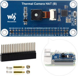 Aismartlink Waveshare 90 ° FOV Cámara IR Cámara de imagen térmica IR de onda larga HAT (B), compatible con Raspberry Pi 5 - Product Image 2