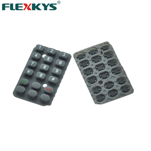 Su misura matrix tattile numerico della gomma di silicone del tasto della tastiera