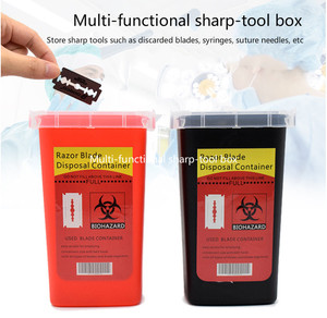 沙龙刀片处理回收容器保险箱剃须刀锋利刀片盒 - Product Image 5