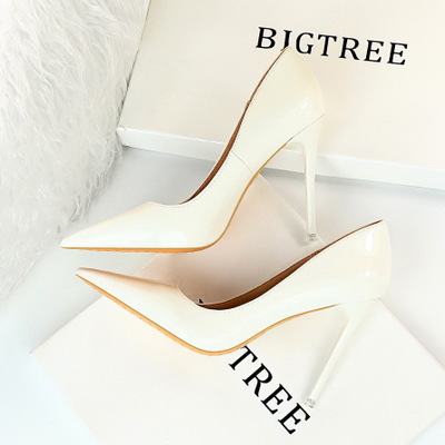 Blanc / talon 10,5cm
