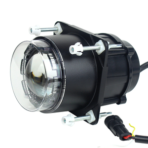 90mm <strong>Led</strong> High Beam Headlight with Parking Light for Universal Bus Motorcycles Projector Work Light - Product Image 4