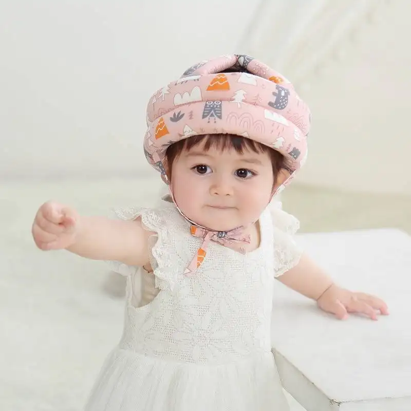 Mũ bảo hiểm an toàn cho bé Mũ bảo vệ đầu chống ngã cho trẻ sơ sinh học cách đi Bộ Mũ bảo hiểm thoáng khí
