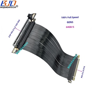 270 độ PCI-E 5.0 16X đến X16 <span class=keywords><strong>Card</strong></span> đồ họa GPU Riser cáp mở rộng Gen5 20cm 30cm 40cm 60cm cho rtx5090d rx9070xt A100 H100 - Product Image 2