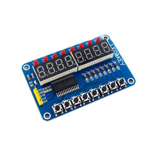 Tm1638キーディスプレイモジュールTm1638ボタンデジタルLED8ビットTm1638モジュールデジタルLEDチューブモジュール - Product Image 1