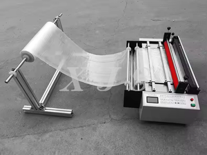 Fabrika masaüstü otomatik 400mm Pu Pvc vinil rulo içine sac kesici kesme makinesi - Product Image 5