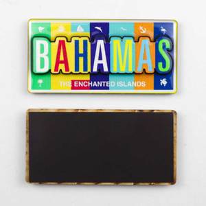 Sản xuất tùy chỉnh thiết kế <span class=keywords><strong>bahamas</strong></span> bãi biển du lịch lưu niệm 3D gỗ MDF tủ lạnh nam châm thủ công mỹ nghệ - Product Image 1