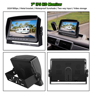 Kim loại bền đầy đủ AHD xe tải an ninh xe nâng Ngã Ba hệ thống máy ảnh xe nâng máy ảnh có dây với đèn nam châm cho xe tải ngã ba - Product Image 4