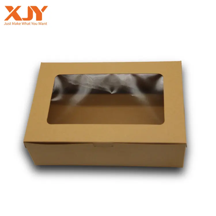 XJY Custom Restaurant Togo cajas de comida de cartón para llevar tacos grandes contenedor de soporte para caja de tacos para llevar