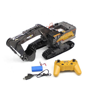 במלאי 2025 החדש huina 1592 rc מחפר מתכת מחפר 592 1:14 חופר צעצוע 22ch לעומת הוינה 1580 580 - Product Image 2