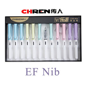 Thiết kế cổ điển Ergonomic Correction Grip Fountain Pen với EF bình thường nhỏ Nib cho mịn bằng văn bản Fountain Pen với trường hợp - Product Image 6