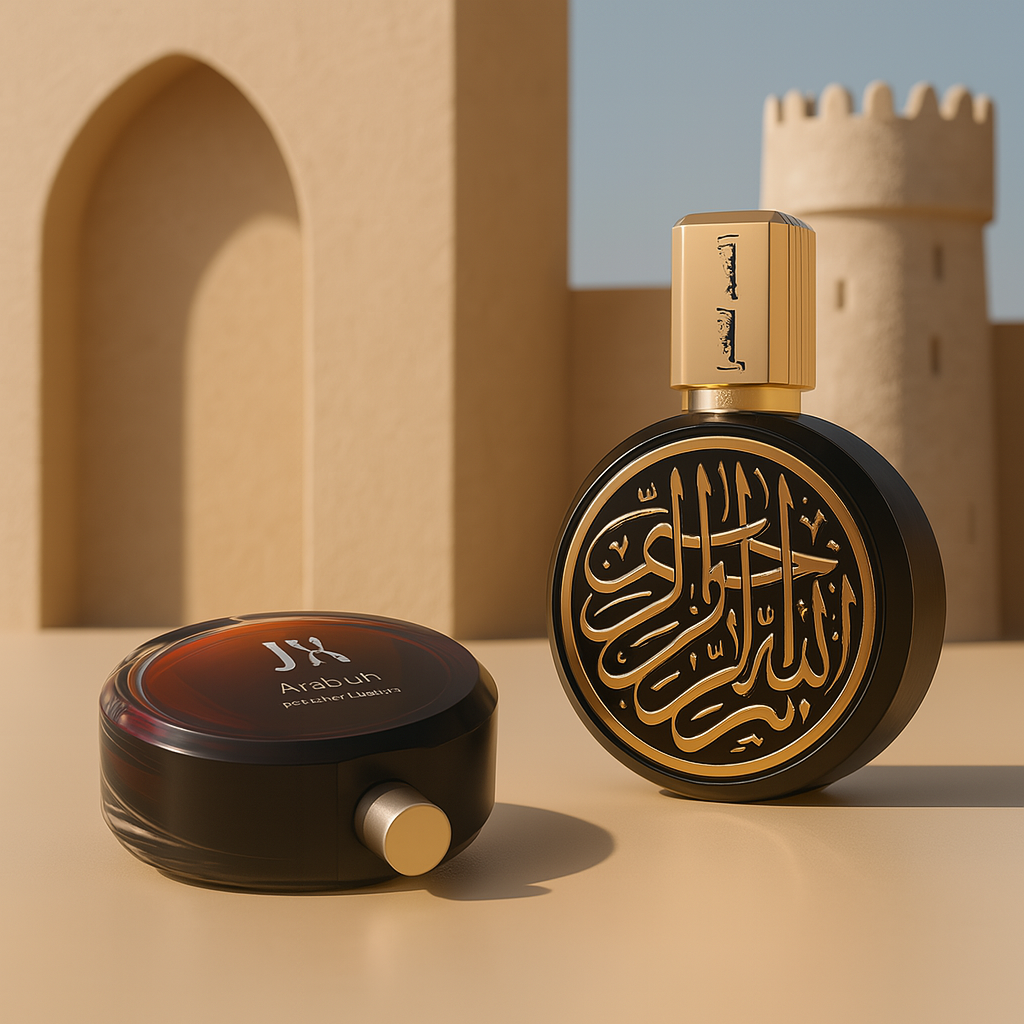 Flacon de parfum transparent