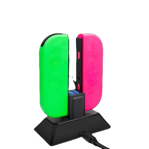 แท่นชาร์จ LED แบบตั้ง Type C ใน1,แท่นชาร์จสำหรับแท่นชาร์จเกมแพดสำหรับ NS Switch Joy-Con & Pro Gamepad Controller Charge - Product Image 4