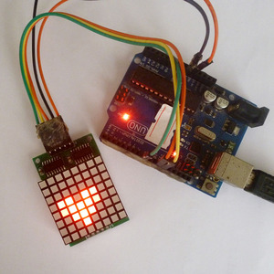 DM11A88 8*8 Square Matrix Rote LED-Anzeige punkt modul 74 hc595 Laufwerk für Arduino für UNO PRO MEGA2560 DUE Himbeer-Pi
